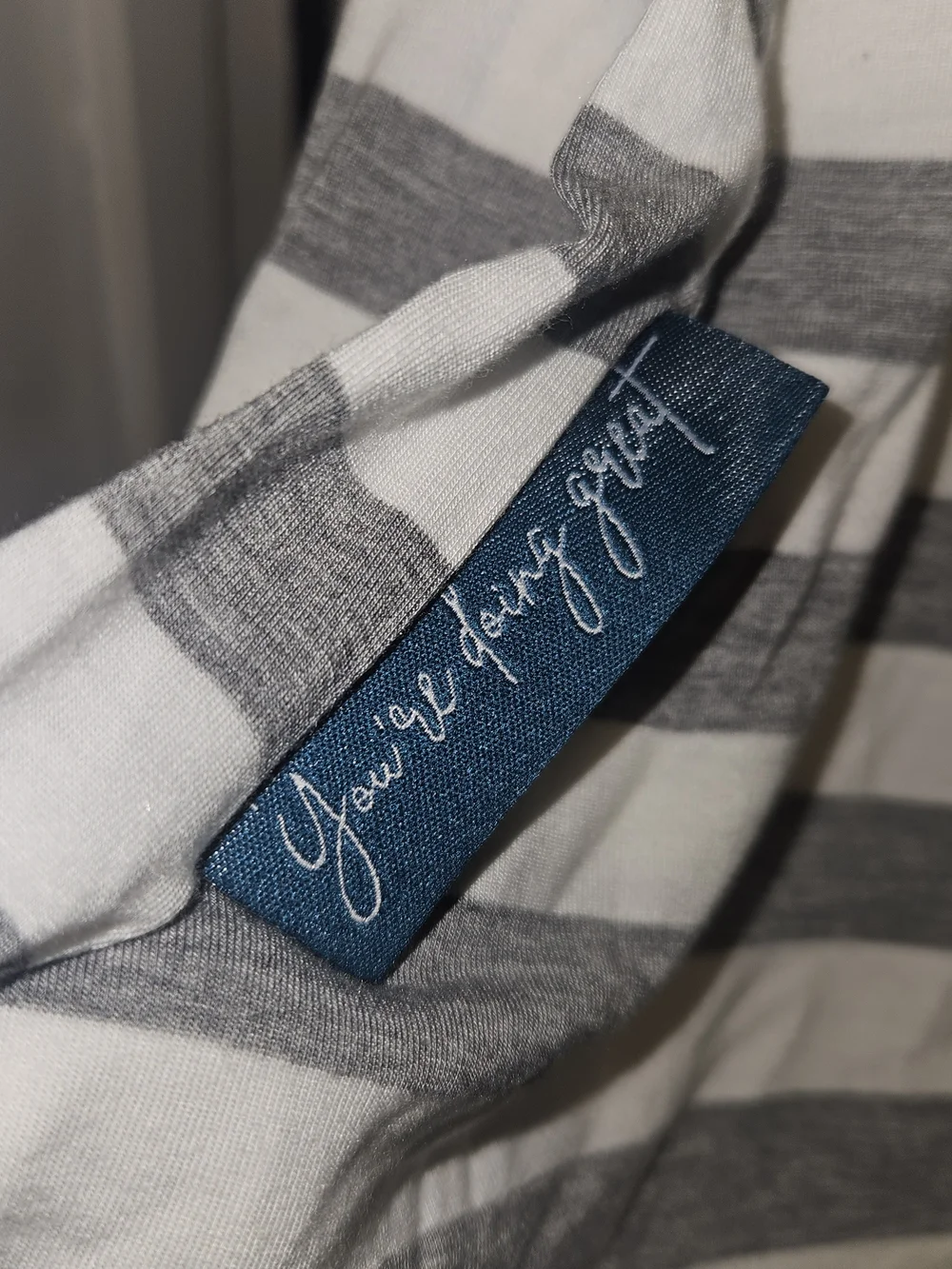 Baby Boldly white and gray horizontal striped carseat cover #babyboldly #stripes
